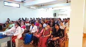 Auditorium of Smt. Gentela Sakuntalamma College, Krishna in Krishna	