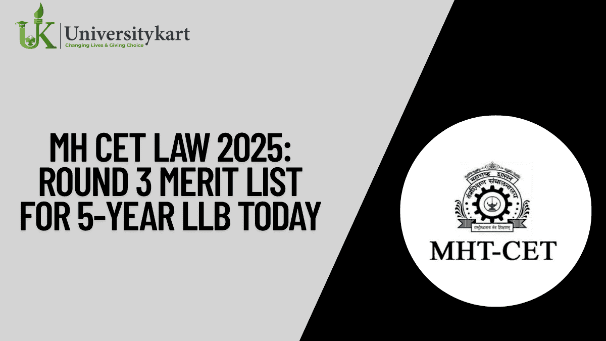 MH CET Law 2025 Round 3 Merit List for 5-Year LLB