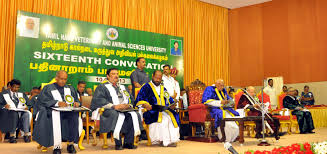 Convocation at Tamilnadu Veterinary & Animal Sciences University in Dharmapuri	