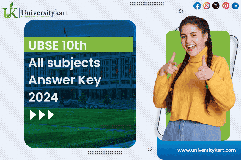 UBSE 10th all subjects Answer Key 2024
