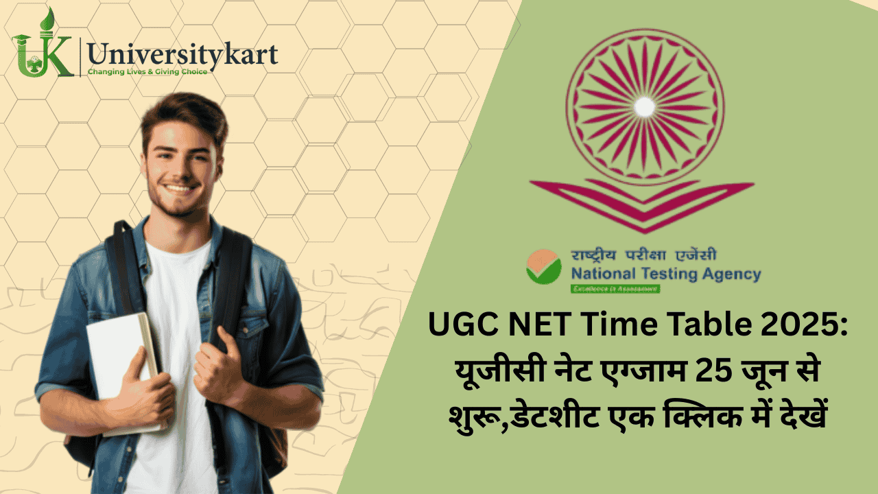 UGC NET Time Table 2025