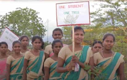 Students of St. Joseph's College of Education for Women in Guntur