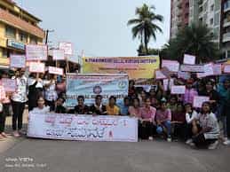 Awareness Rally Photo  Father Muller College of Nursing, Mangalore in Mangalore