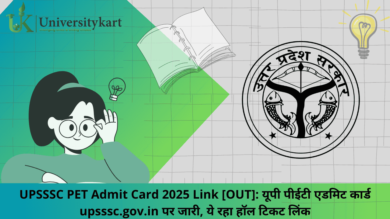 UPSSSC PET Admit Card 2025 Link [OUT]