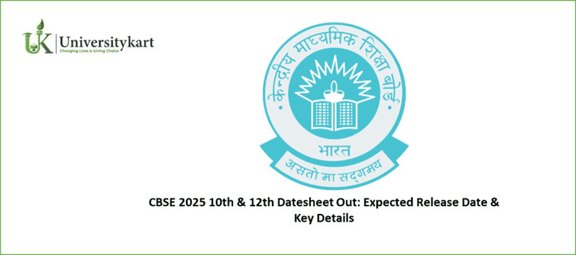 CBSE 2025 10th & 12th Datesheet Out