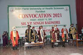 Convocation at Baba Farid University of Health Sciences in Patiala