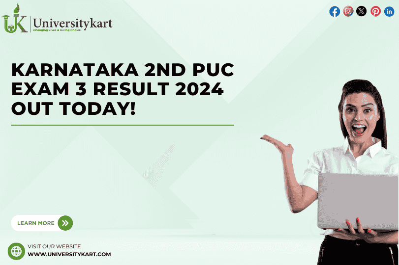 Karnataka 2nd PUC Exam 3 Result 2024 Out Today