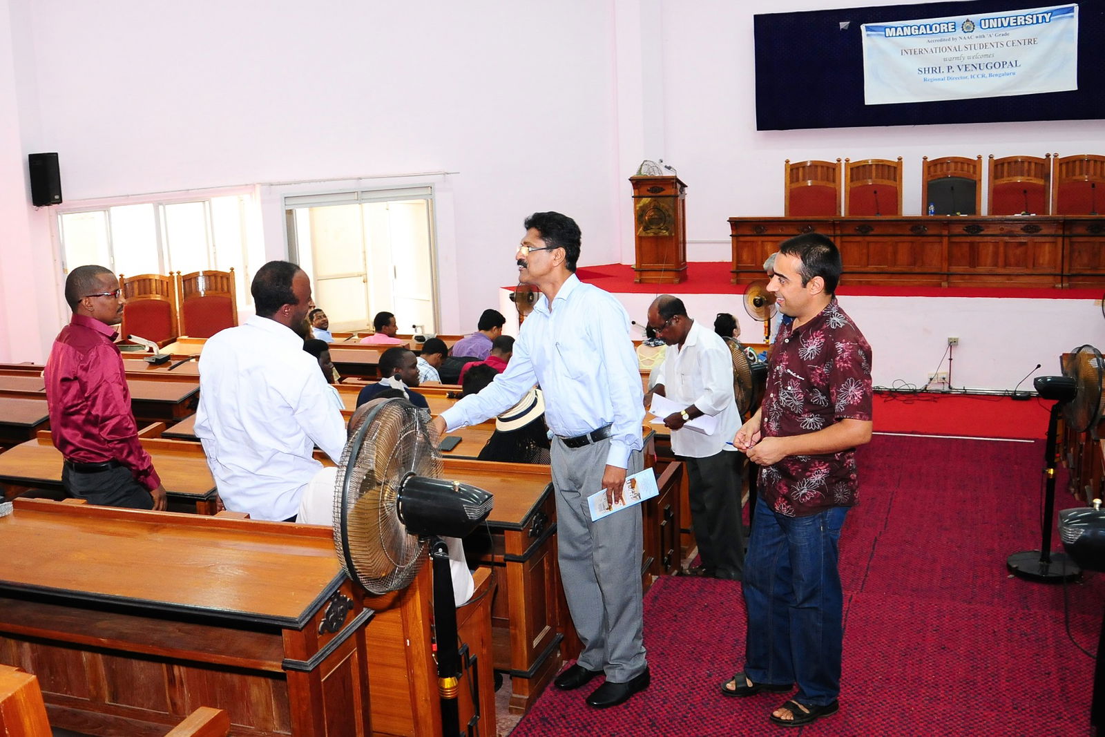 Staff Meeting at Mangalore University in Bagalkot