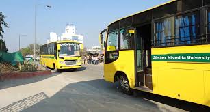 University Bus  Sister Nivedita University in Kolkata