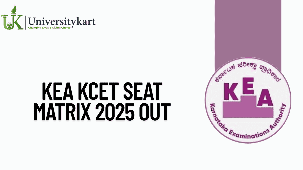 KEA KCET Seat Matrix 2025 OUT