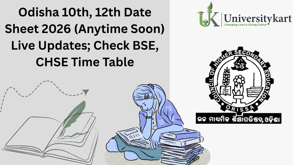 Odisha 10th, 12th Date Sheet 2026