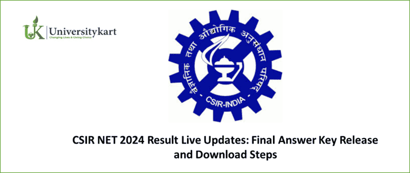 CSIR NET 2024 Result Live Updates Final Answer Key Release