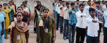 Students of Rayapati Venkata Ranga Rao College of Education, Guntur in Guntur