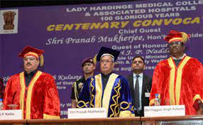 Convocation at Lady Hardinge Medical College in New Delhi