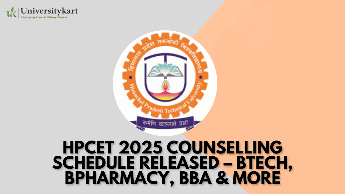 HPCET 2025 Counselling Schedule Released