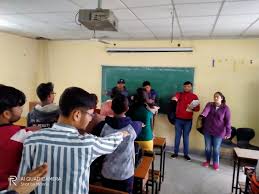 Class Room of Acharya Narendra Dev College in New Delhi