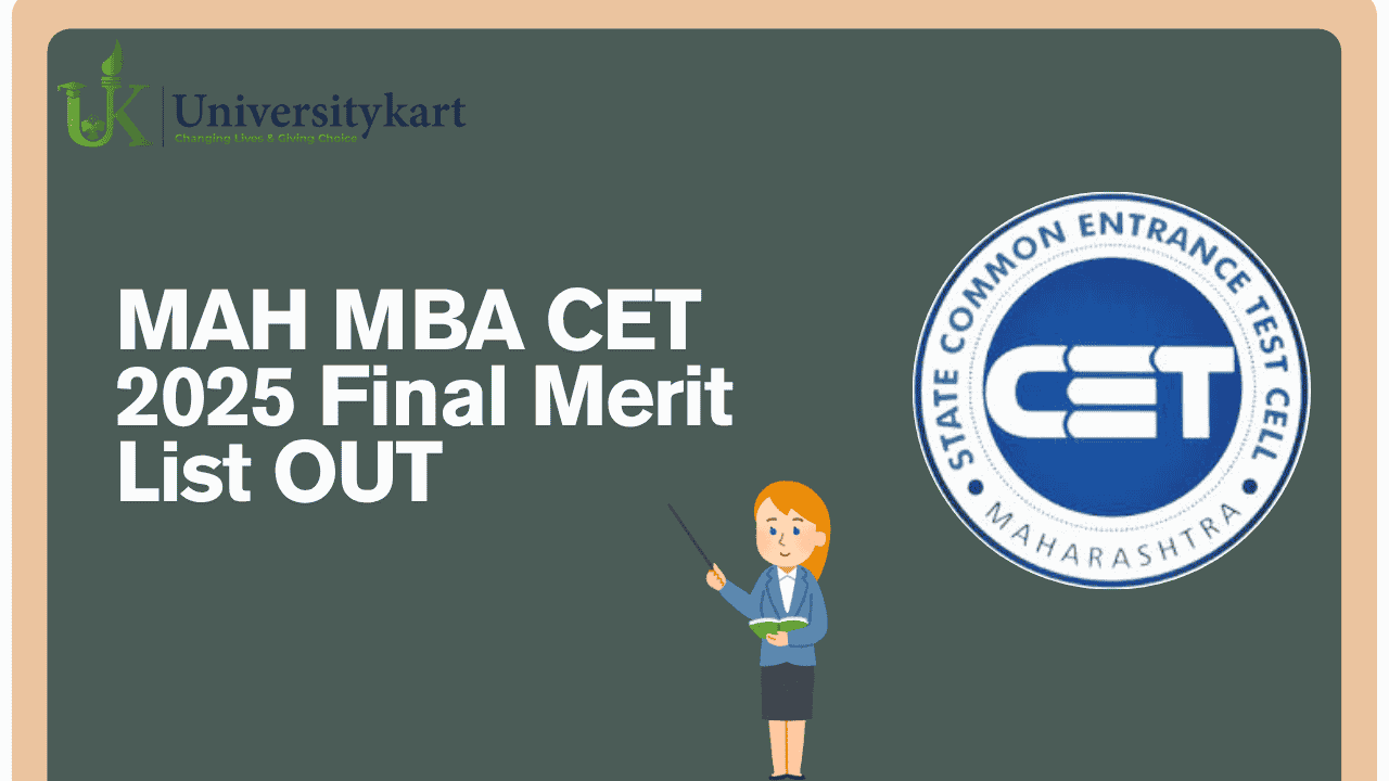 MAH MBA CET 2025 Final Merit List OUT