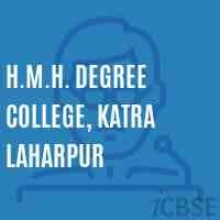 H. M. H. Degree College logo