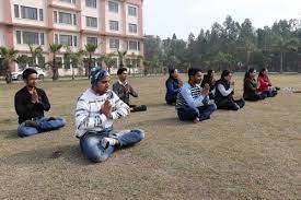 Prayer in the ground  Sant Vivekanand College of Law & Higher Studies (SVCL, Ghaziabad) in Ghaziabad