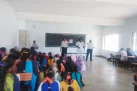 Class Room of NTR Government Degree College, Valmikipuram in Chittoor	