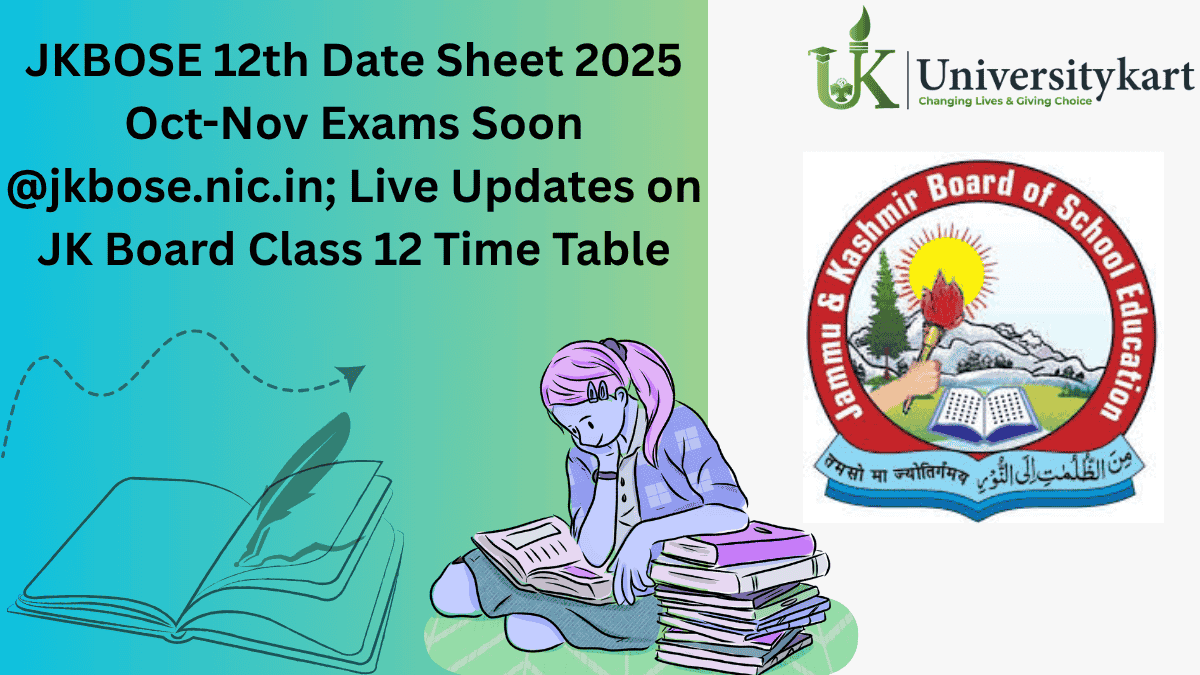 JKBOSE 12th Date Sheet 2025