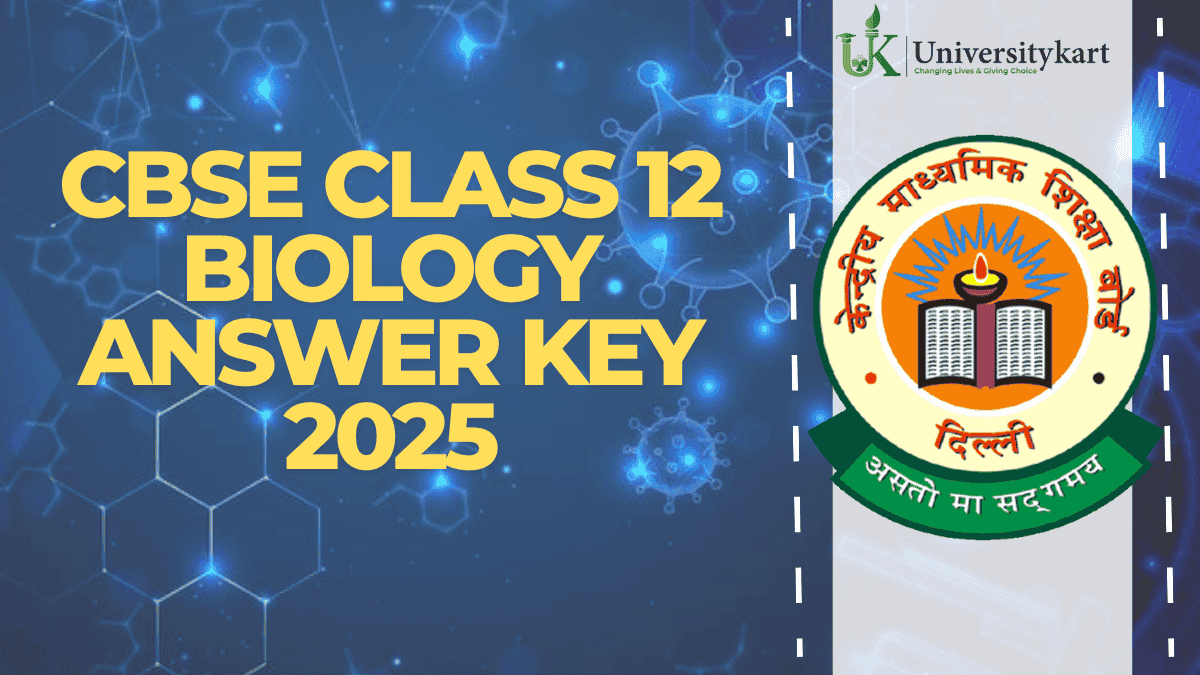 CBSE Class 12 Biology Answer Key 2025