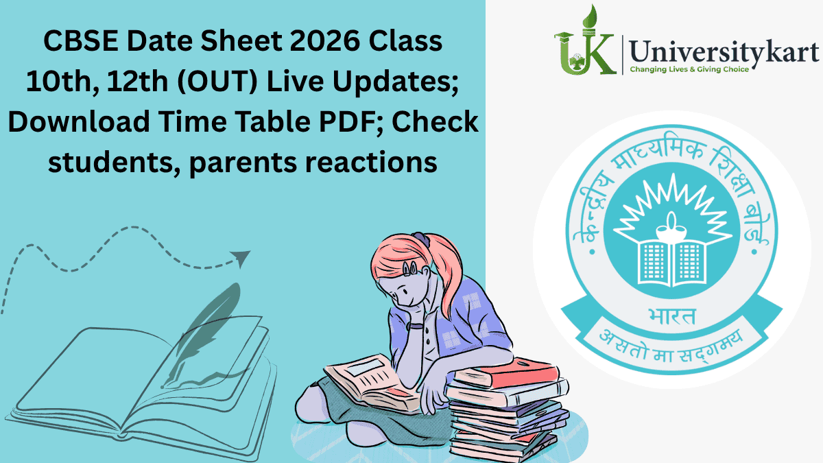 CBSE Date Sheet 2026 Class 10, 12 (OUT)