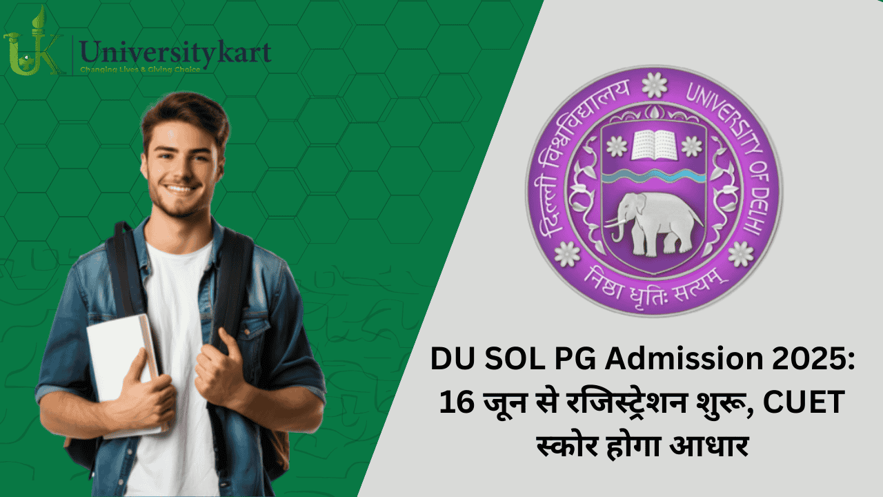 DU SOL PG Admission 2025