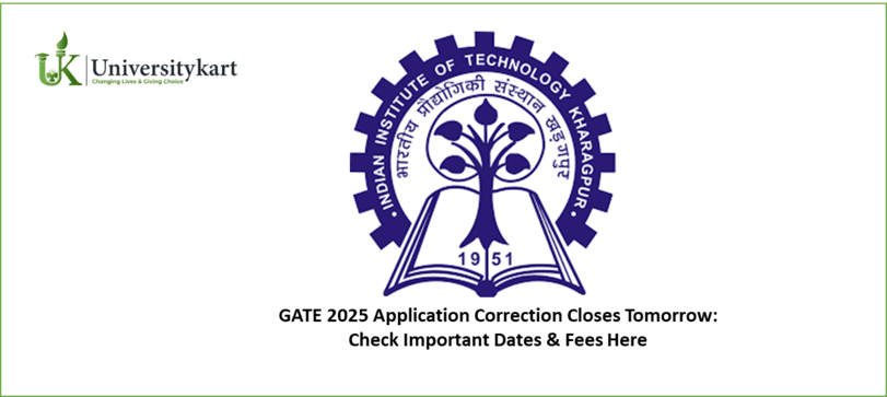 GATE 2025 Application Correction Closes Tomorrow