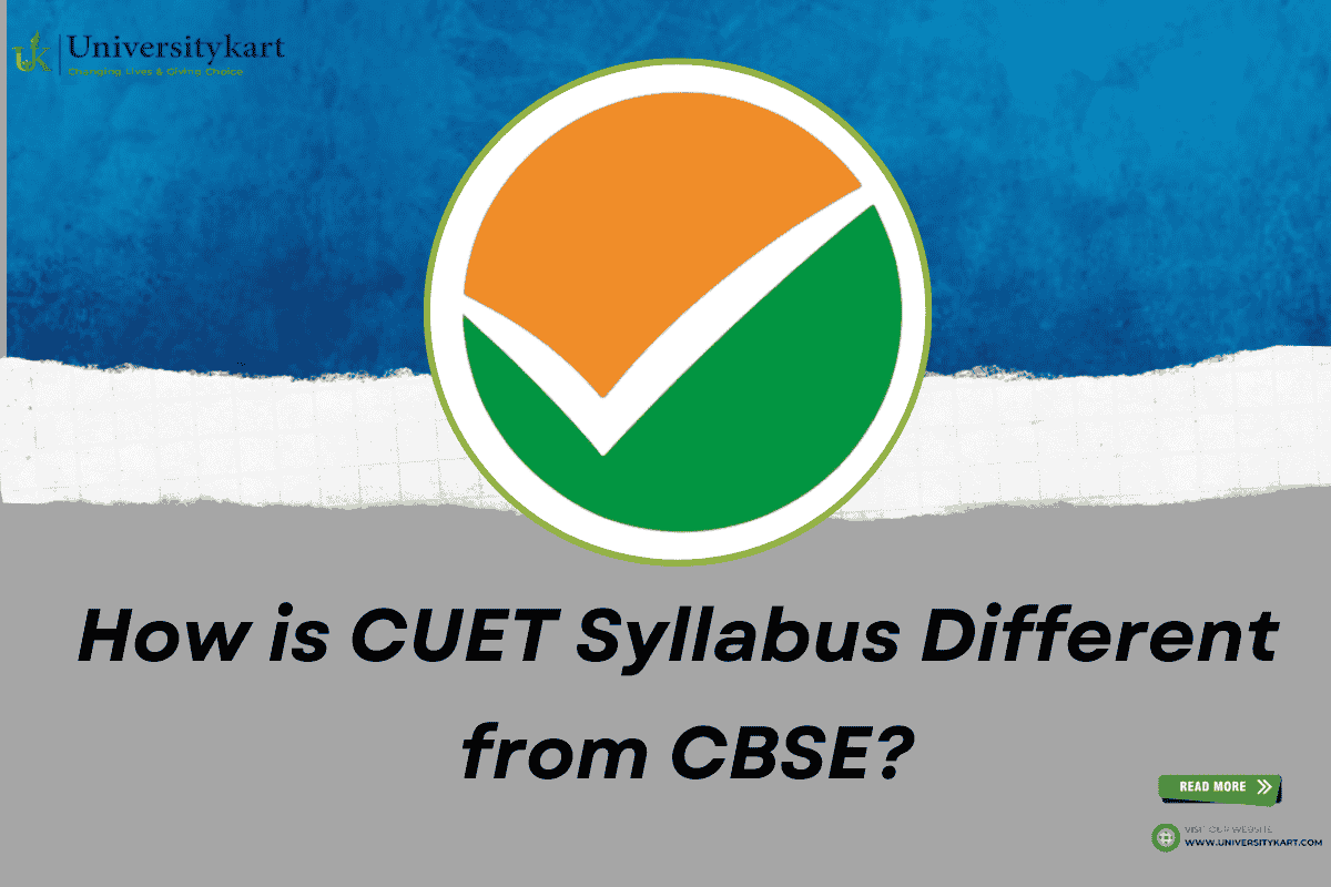 CUET Syllabus Different from CBSE