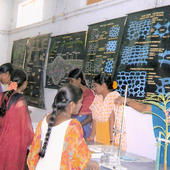 Students at Tikkavarapu Rami Reddy Government Degree College in Prakasam