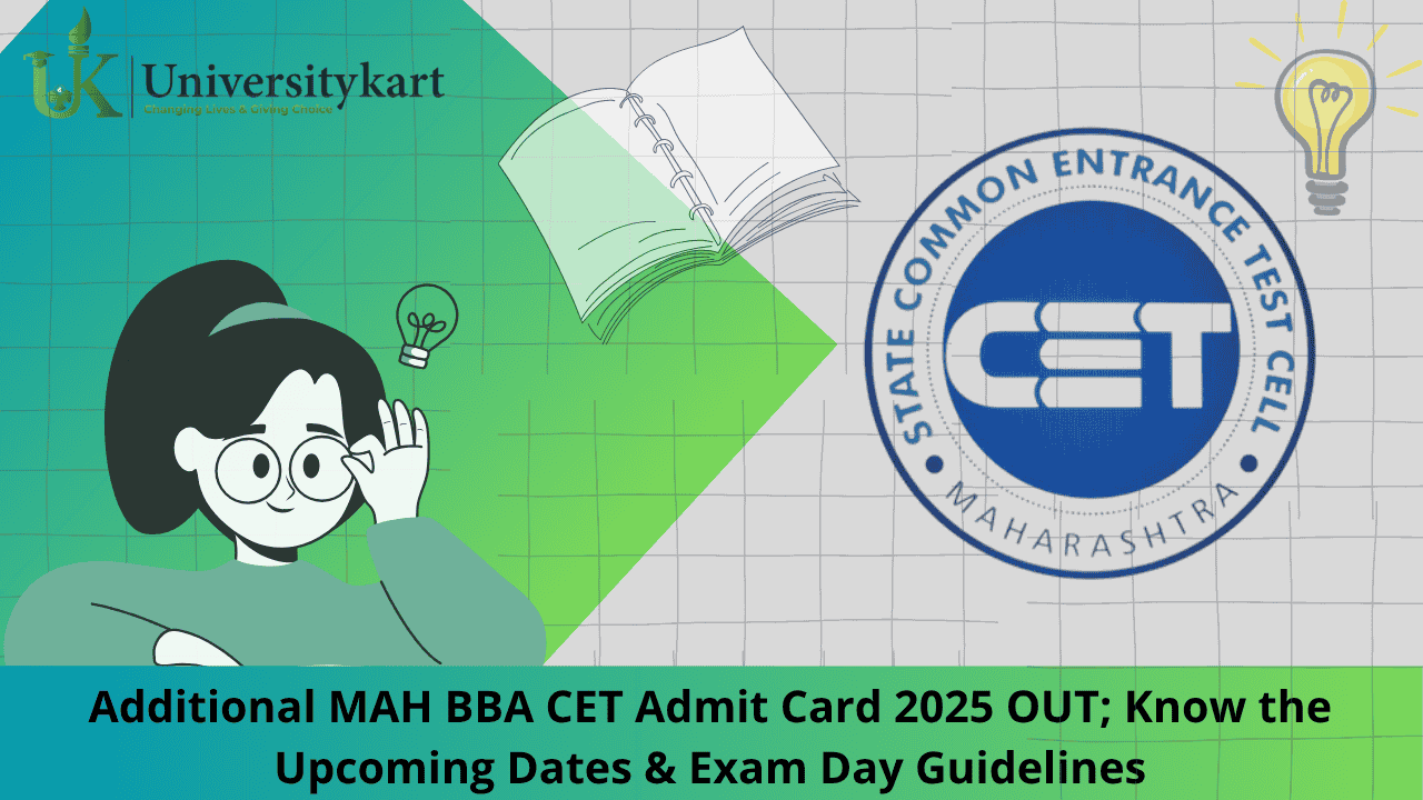 Additional MAH BBA CET Admit Card 2025 OUT