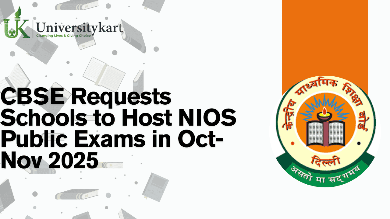 CBSE Requests Schools to Host NIOS Public Exams in Oct-Nov 2025