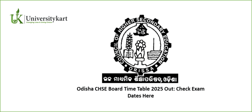 Odisha CHSE Board Time Table 2025 Out