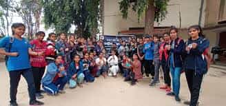 Students of SVSS Arts and Science College, Attili in West Godavari	