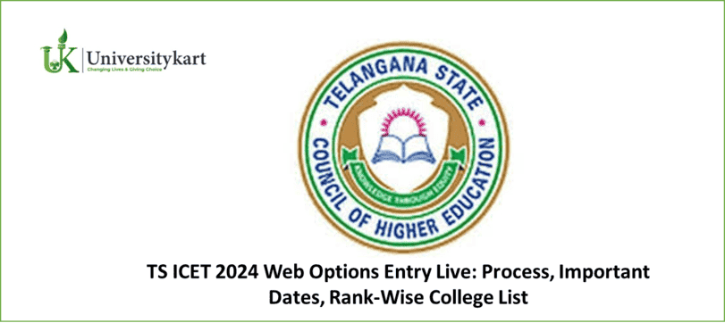 TS ICET 2024 Web Options Entry Live