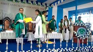 Convocation at Diamond Harbour Women's University in Alipurduar