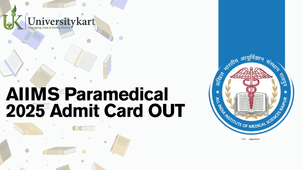 AIIMS Paramedical 2025 Admit Card OUT