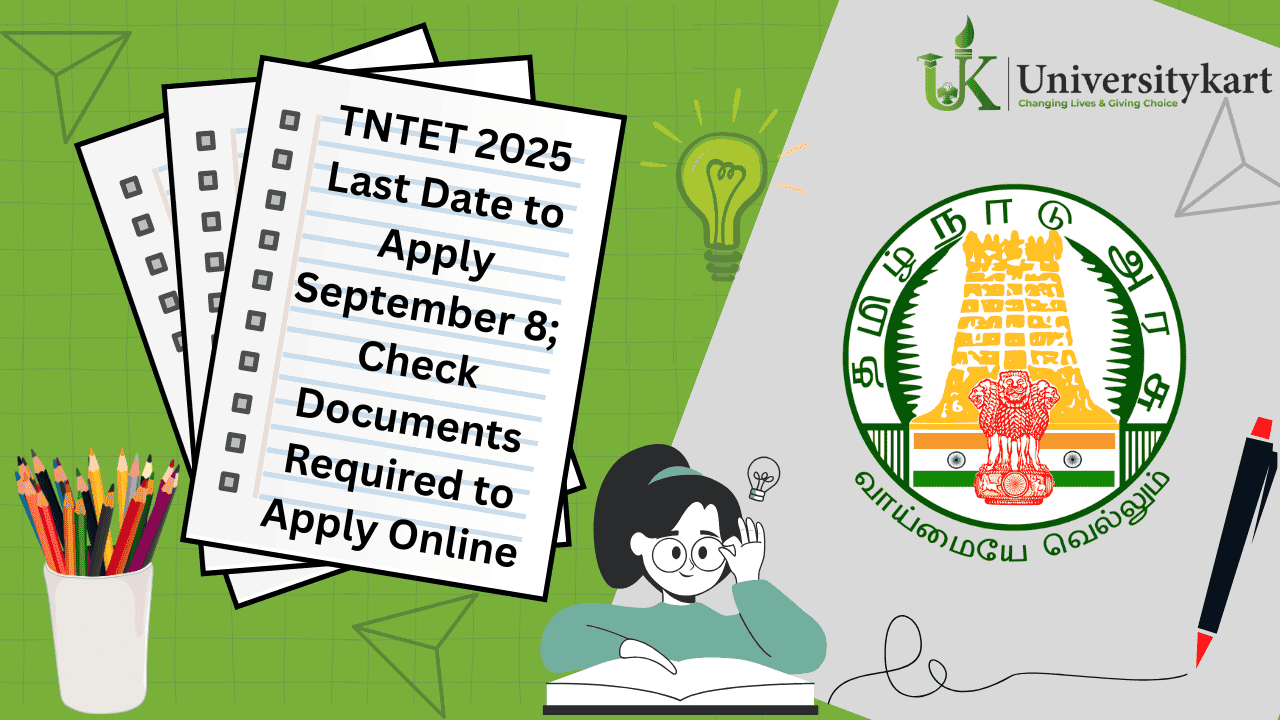TNTET 2025 Last Date to Apply September 8