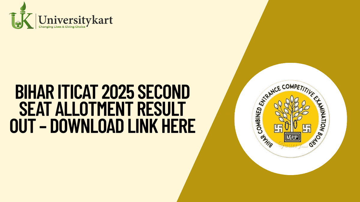 Bihar ITICAT 2025 Second Seat Allotment Result