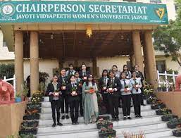 Group Photo Jayoti Vidyapeet Women's University in Jaipur