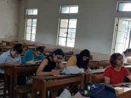 Class room Janki Devi Memorial College in New Delhi