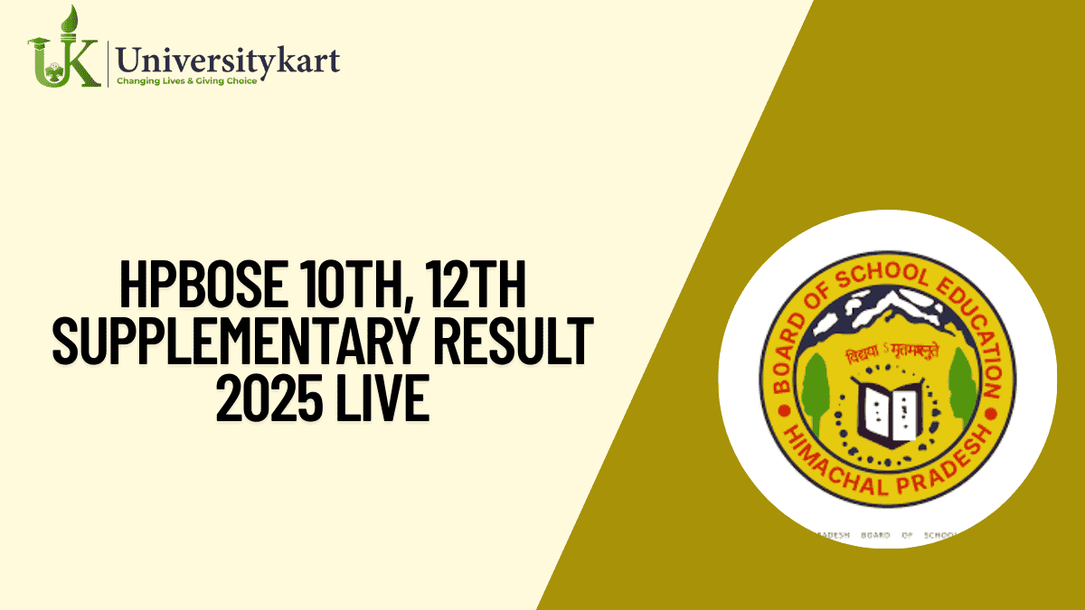 HPBOSE 10th, 12th Supplementary Result 2025 