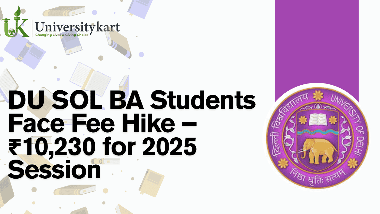 DU SOL BA Students Face Fee Hike 