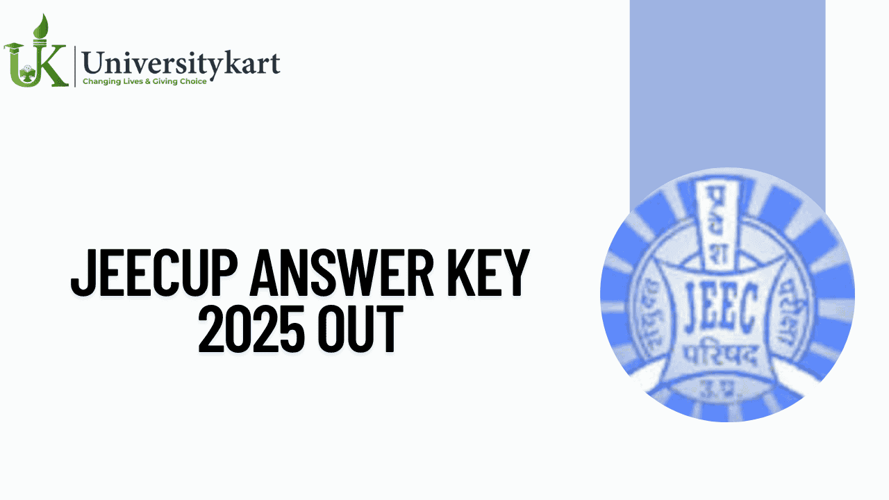 JEECUP Answer Key 2025 OUT 