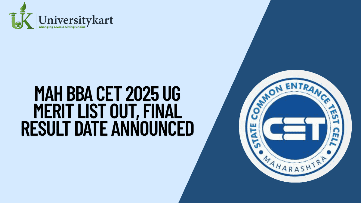 MAH BBA CET 2025 UG Merit List
