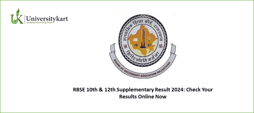 RBSE 10th & 12th Supplementary Result 2024