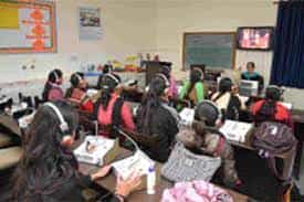 Classroom Dr. Ganesh Dass D.A.V. College of Education for Women in Karnal