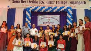 Group Photo Sonadevi Sethia Girls PG College, Sujangarh in Barmer