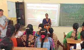 Class Room of Government Degree College for Women, Srikalahasti in Tirupati